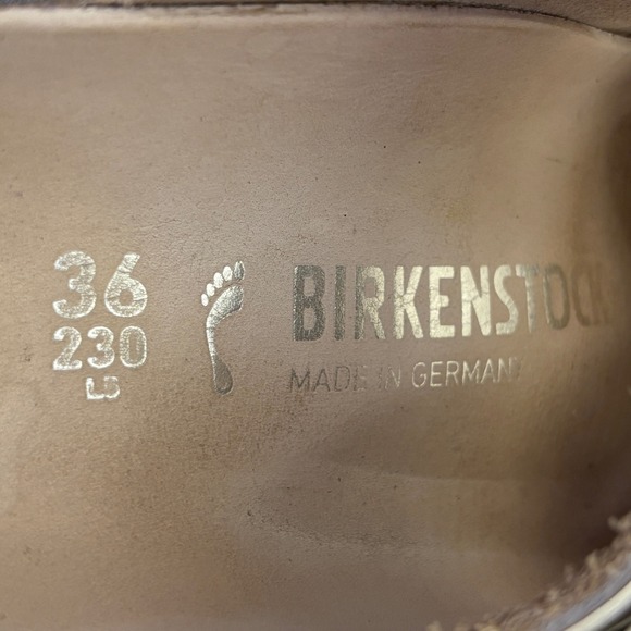 BIRKENSTOCK Arizona Big Buckle Slide Sandal Size 36 White Leather Comfort Casual - Picture 2 of 11